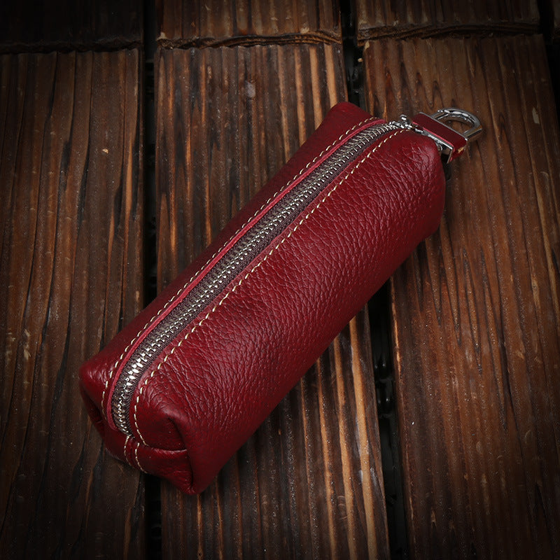 First Layer Cowhide Leisure Car Key Case, Personalized Key Case, One Drop Shipping