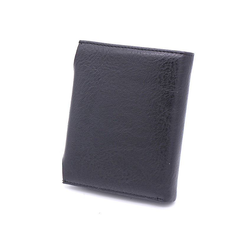 Vertical Style Men's Buckle Wallet, Women's Leather Bag Coin Purse, One Drop Shipping