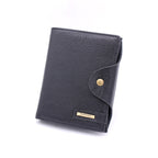 Vertical Style Men's Buckle Wallet, Women's Leather Bag Coin Purse, One Drop Shipping