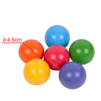 Children'S Wooden Large Rainbow Building Blocks For Babies 2-4 Years Old Kindergarten Rainbow Building Blocks Montessori Assembling Toys