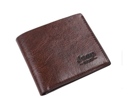 Men's Short Wallet PU Leather