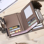 Business Multi-Function Multi-Card Three-Fold Wallet