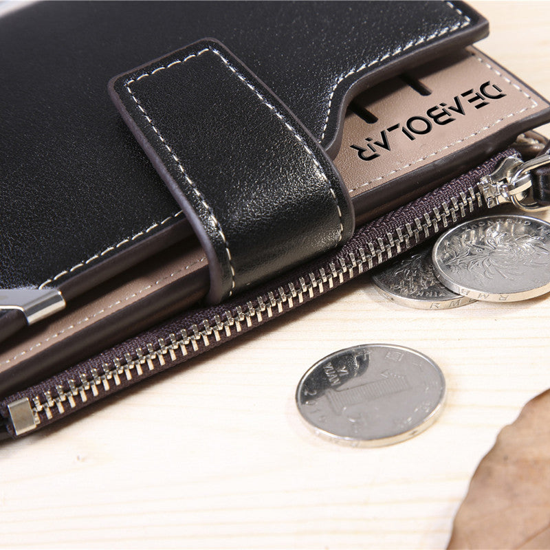 Business Multi-Function Multi-Card Three-Fold Wallet
