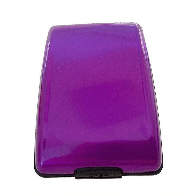 ID Scanning Protect Card Holder Dropshipping Aluminum wallet