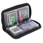 Black Memory Card Storae Carryin Case Holder Wallet