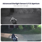 5MP 3K Outdoor WiFi Security Camera, AI Motion Detection, Color Night Vision, Spotlight & Siren, Two-Way Talk, Works With Alexa & Google Home