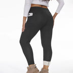 Fleece Lined Padded Warm Keeping Outer Wear Tappered Pencil