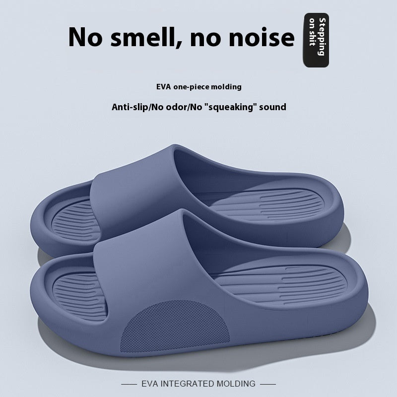 Men's Summer Slip-on Thick-soled Slippers For Outer Wear