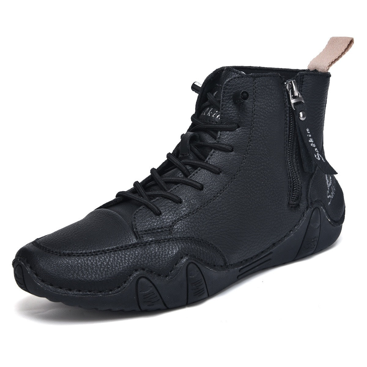 Men's High-top Handmade Leisure Ankle Boots