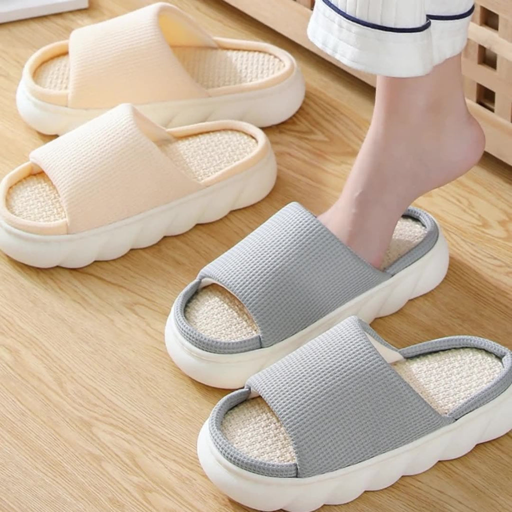 Men And Women Indoor Home Four Seasons Household Slippers