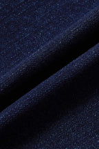 Women's Ripped Wide Leg Jeans, High Waisted Flare Fit With Distressed Details And Button Fly, Casual Stretch Denim Pants