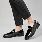 Patent Leather Shiny Shoes Lightweight Trendy Versatile Casual