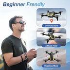 Ultimate Brushless Intelligent Obstacle Avoidance RC Aircraft - Yellow