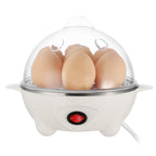 1Pc Electric Egg Cooker 7-Capacity Hard-Boiled Egg Maker With Auto-Off Measuring Cup For Hard Boiled Steamed Vegetables Seafood Dumplings