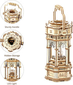 Robotime Rokr 3D Wooden Puzzles DIY Musical Box Building Kit Mechanical Models To Build - Victorian Lantern