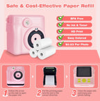 Children's Polaroid Camera, Will Spit Photos Of Children's Camera, Parent-child Interaction Gods, Mini Portable, Birthday Holiday Gift First Choice