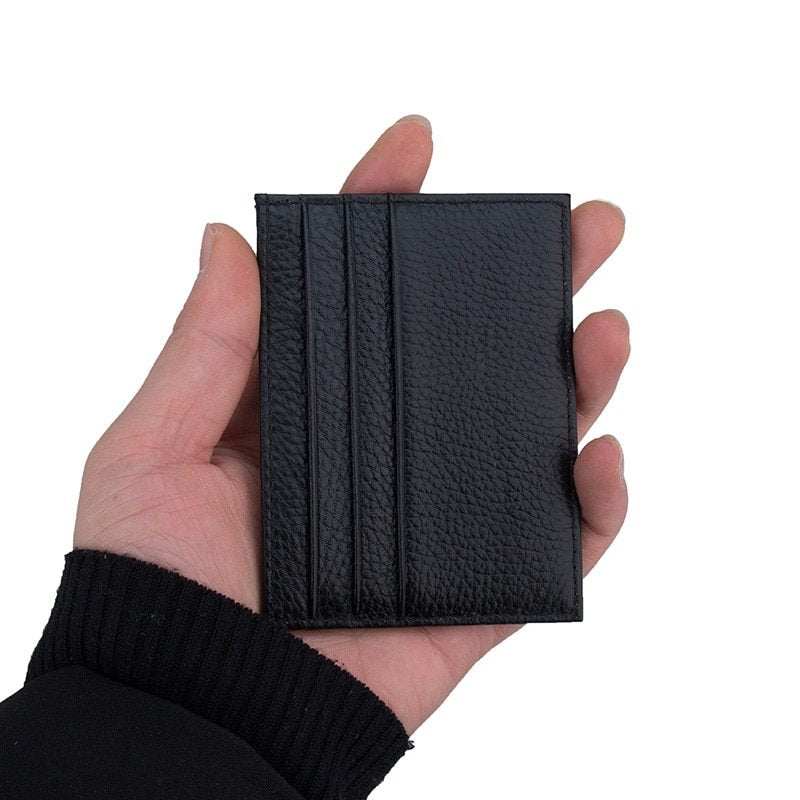 Men's And Women's Multi-Card Position Leather Small Card Holder For Men