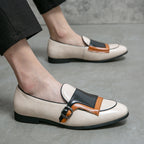 Personality Trendy Men's One Pedal Loafer Leather Shoes