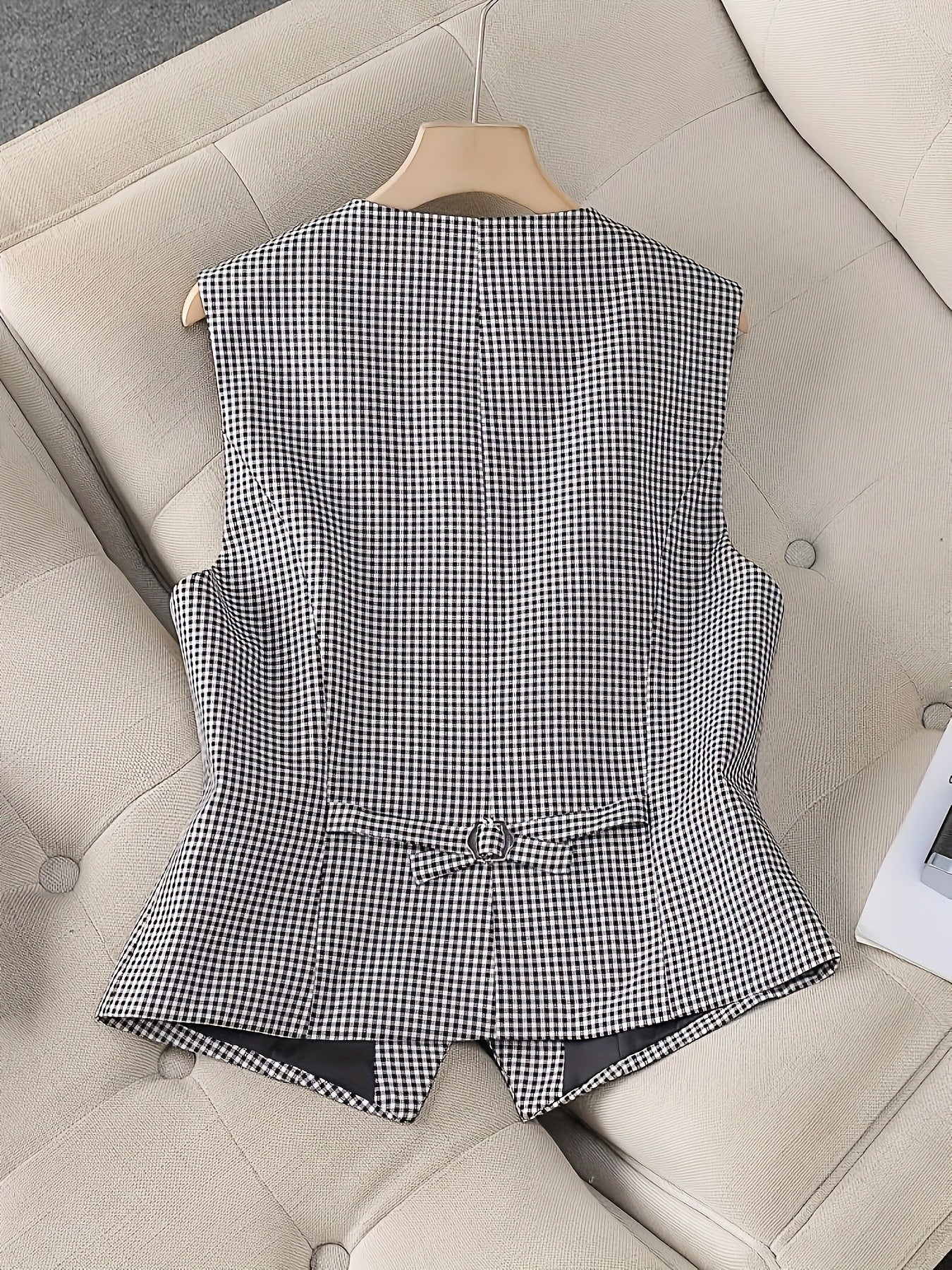 Fashionable All-match Slim Fit Sleeveless Waistcoat Vest Women