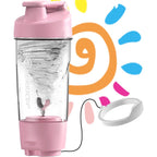 Wondercore 22-ounce Protein Shaker, Leak-proof, BPA-free, Manual Roll-up Mixing, Clear Ounce And Milliliter Markings