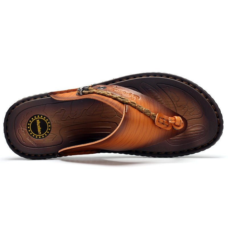 Plus Size Herringbone Outdoor Slippers