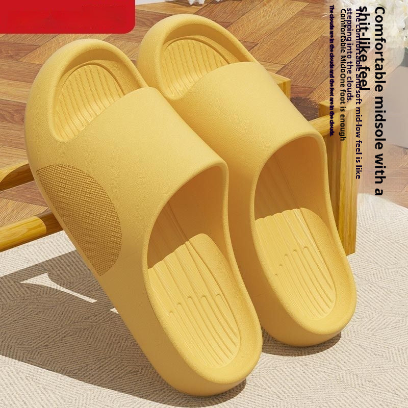 Men's Summer Slip-on Thick-soled Slippers For Outer Wear