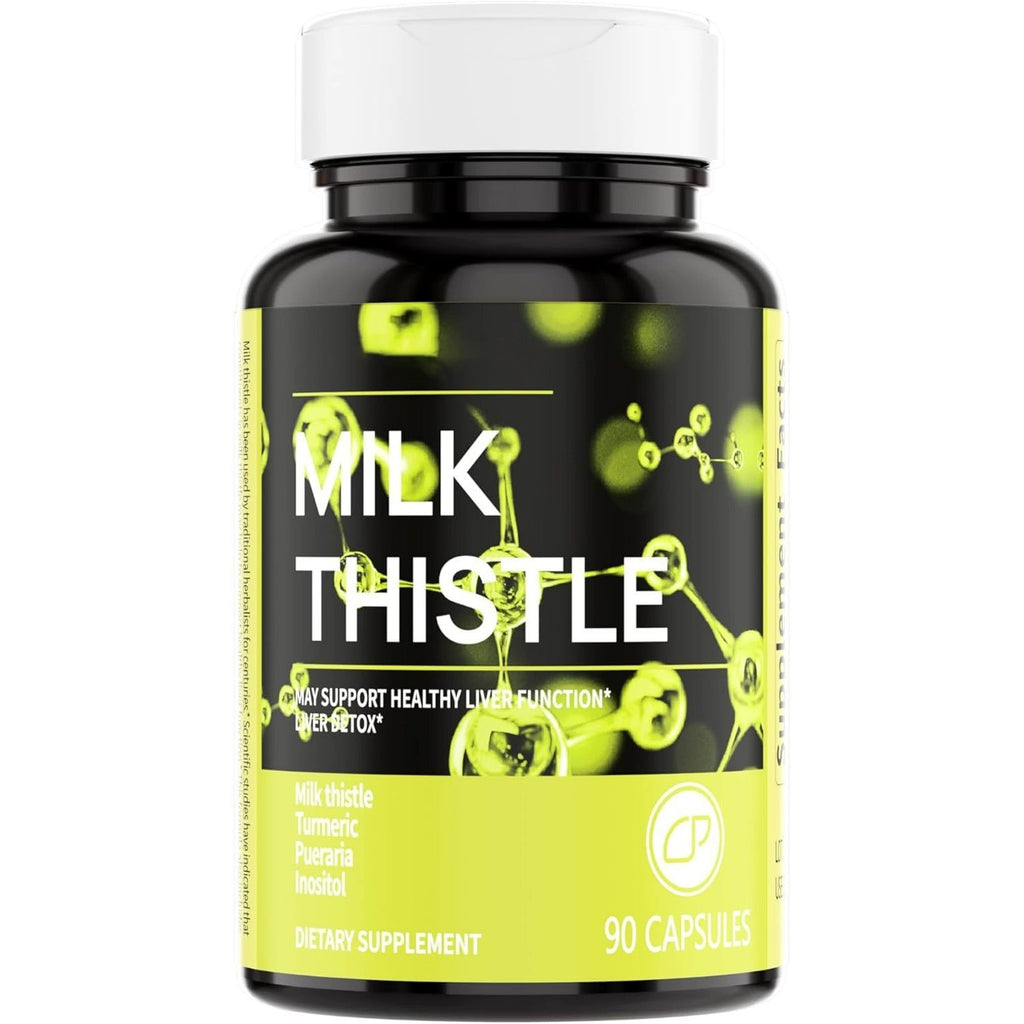 Liver Health Supplement Support Milk Thistle Capsules