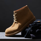 Imported Waterproof Suede Cowhide Desert Boots Men's Outdoor Worker