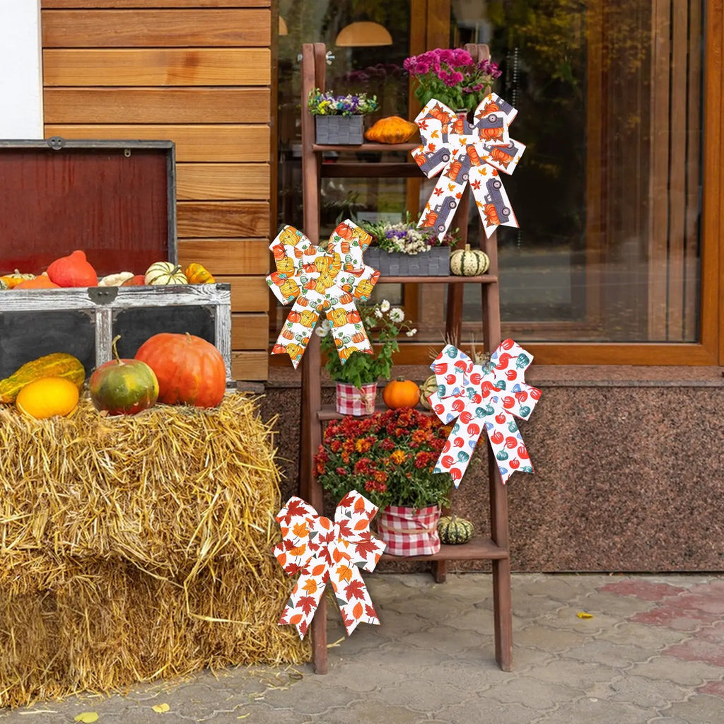 4 Rolls Thanksgiving Ribbon - The Premium