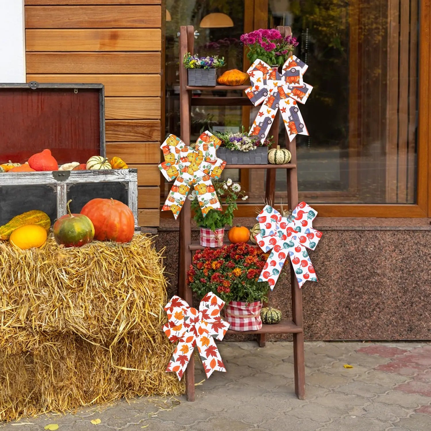 4 Rolls Thanksgiving Ribbon - The Premium