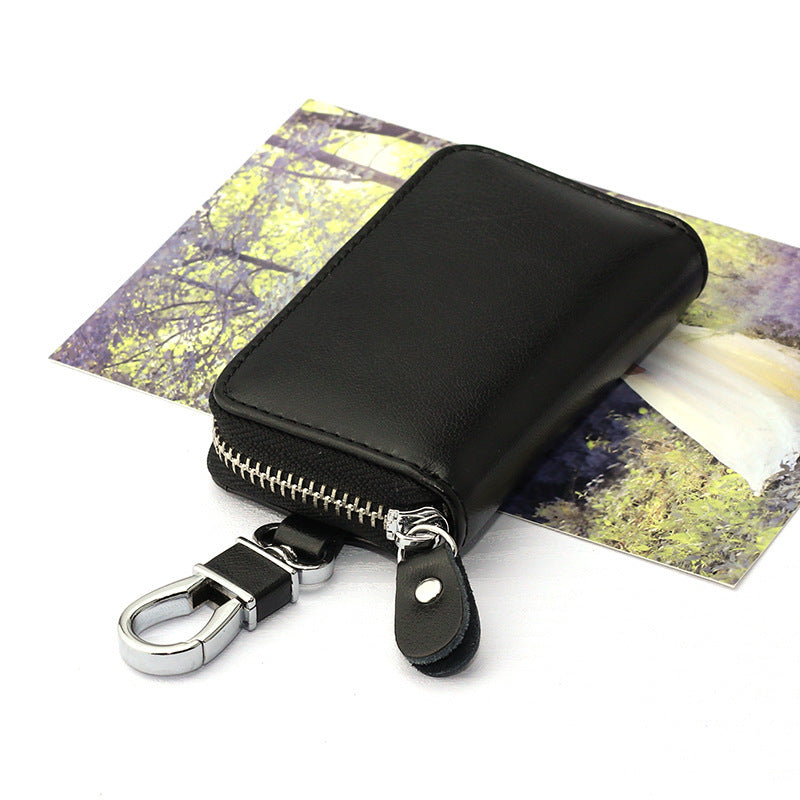 Large capacity zipper key case