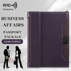 Anti-theft Swiping Stylish And Versatile Large Capacity Passport Case