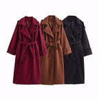 Women's Double-breasted Wool Coat