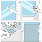 4Sheets Christmas Snowflake Window Clings Stickers For Glass Reusable Double Sided Self Adhesive Static Stickers Xmas Snowflake Reindeer Santa Window Decals Decorations Stickers For Christmas Window D - The Premium