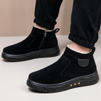 Warm Non-slip Sheep Wool Plus Velvet Thick Cotton Shoes