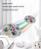 Remote Control Flying Saucer Drop-resistant Luminous Children UAV Toy