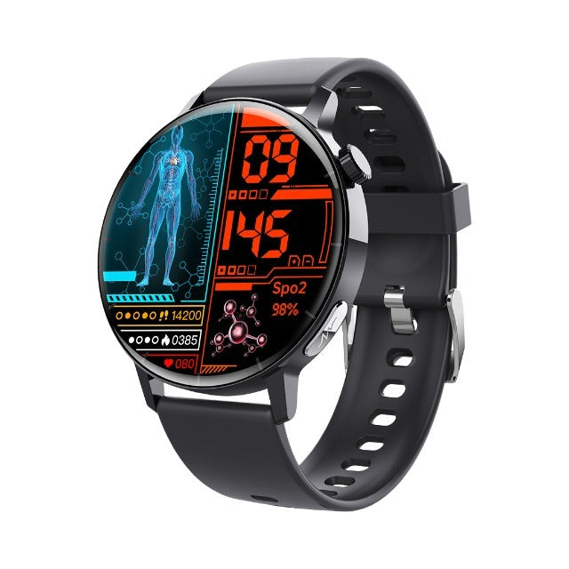 Smart Watch Non-Invasive Blood Glucose Body Temperature Blood Pressure Blood Oxygen Automatic Measurement ECG Ppg Blood Lipid Health Manager