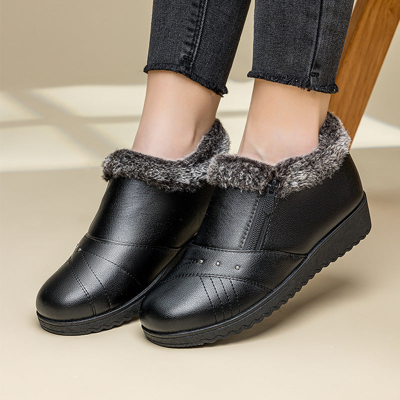 Winter Cotton Shoes For Middle-aged And Elderly Women