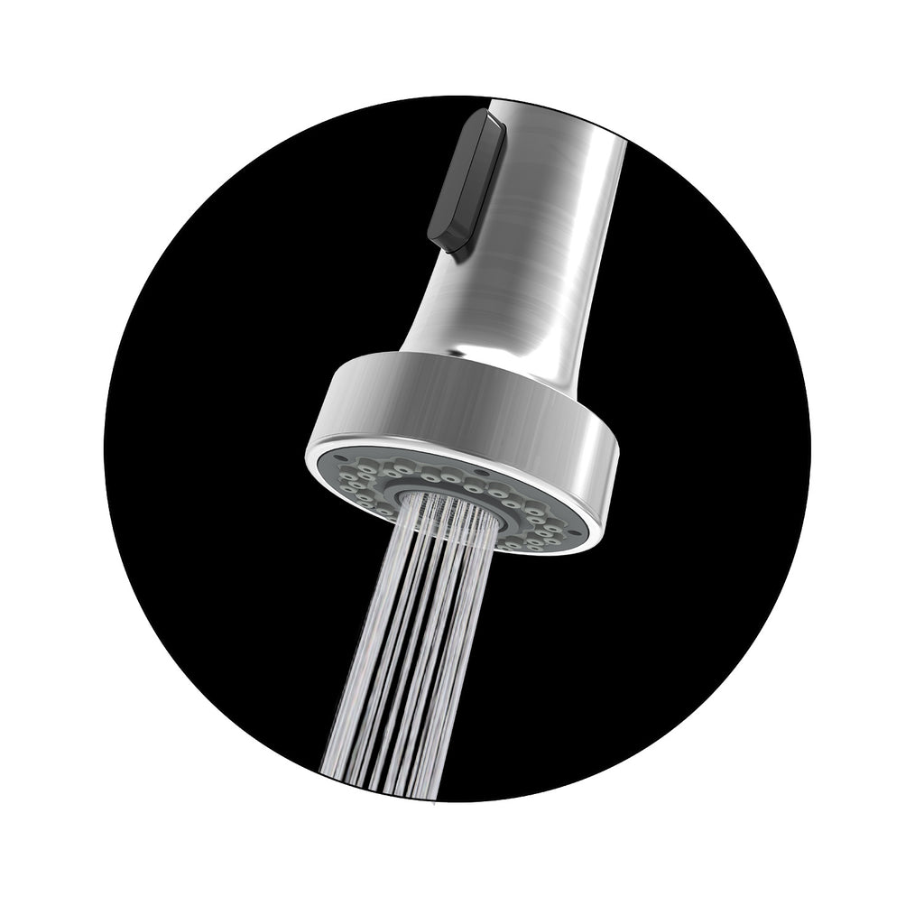 Single-Handle Pull-Down Sprayer Kitchen Faucet In Chrome,Non-EBAY Certified Warehouse,Non-EBAY Certified Warehouse