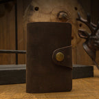 Handmade Cowhide Card Holder Men's Genuine Leather