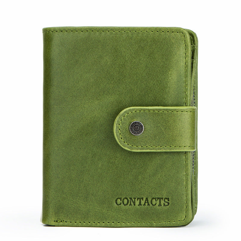 RFID cowhide multifunctional men's wallet