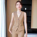 Women's Outer Wear Vest Waistcoat Hotel Receptionist Uniform Work Clothes
