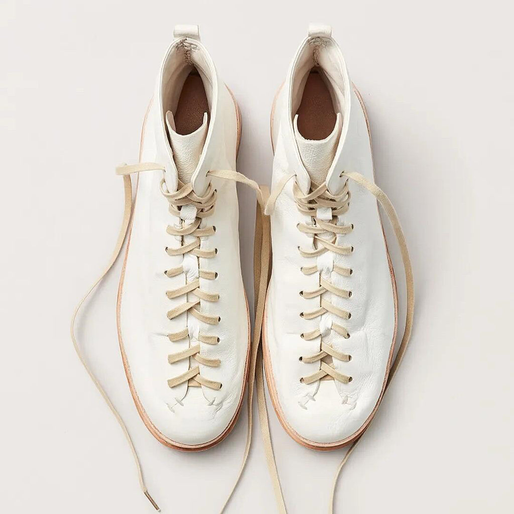 Leather Casual Shoes Platform Boxing Board Shoes