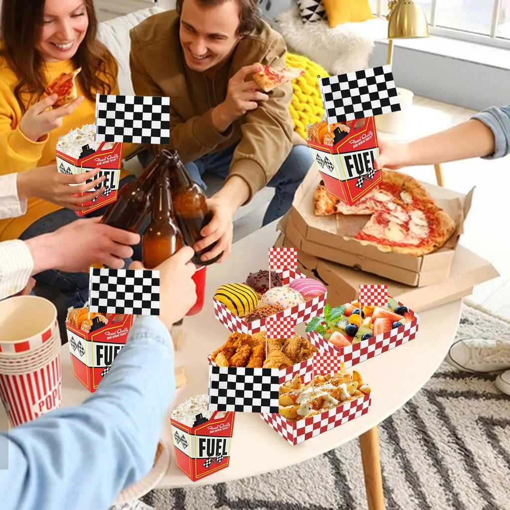 48 Pcs Race Car Theme Party Supplies Decorations Set - The Premium