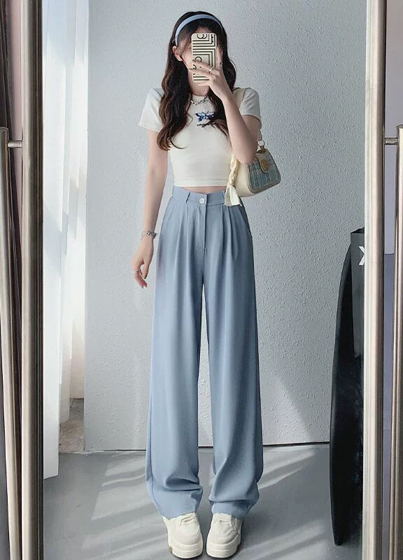 Women's New Versatile Straight-leg Loose Wide-leg Pants
