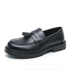 Business Fringed Leather Shoes Men's All-match Slip-on