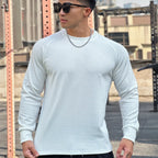 Men's Crew Neck Casual Plus Size Pullover Long Sleeve - The Premium