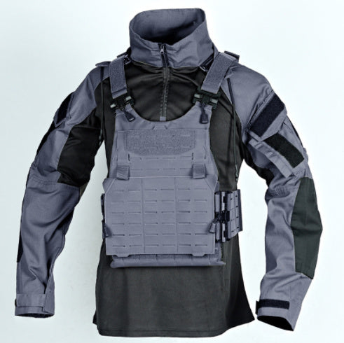 Spring And Autumn Long-sleeved Detachable Hat Long-sleeved Frog Clothing