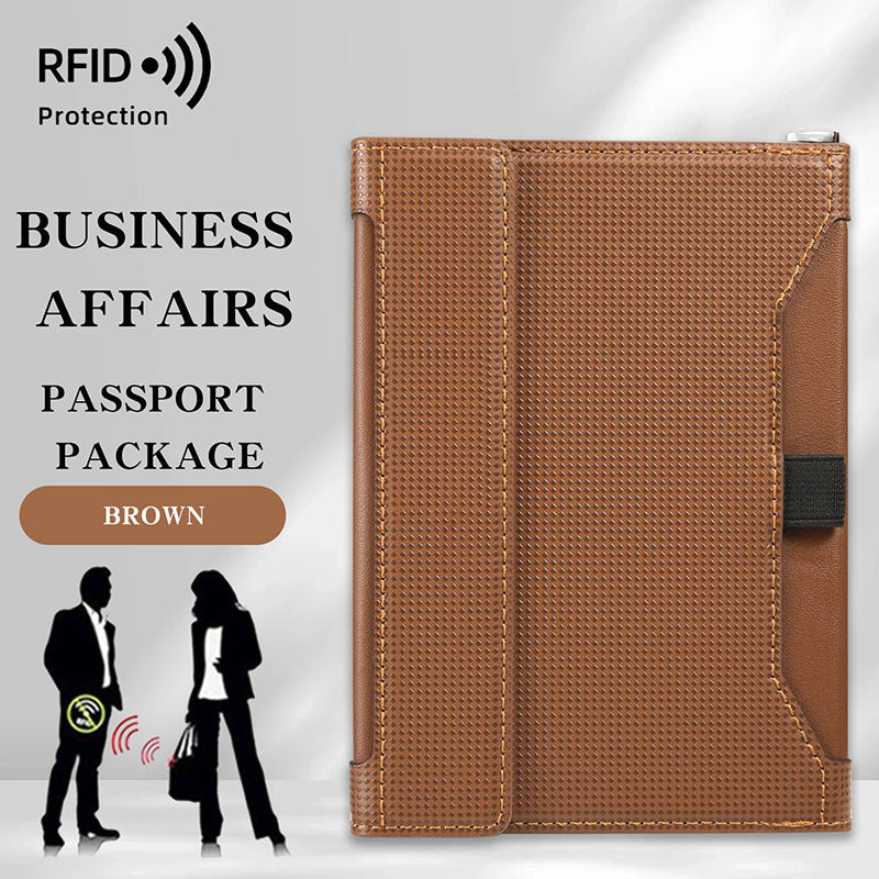 Anti-theft Swiping Stylish And Versatile Large Capacity Passport Case