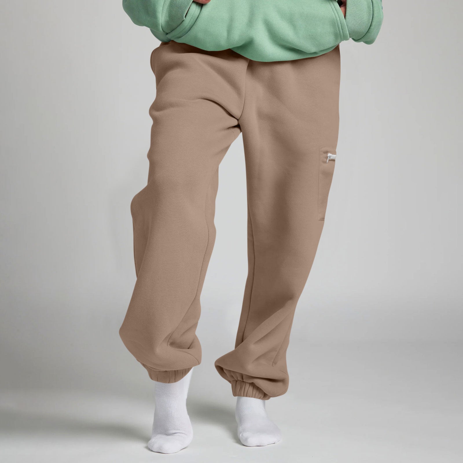 Women's Loose Large-size Fleece-lined Thick Pants